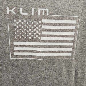 Patriot Klim Flag Tri-Blend Tee, Gray